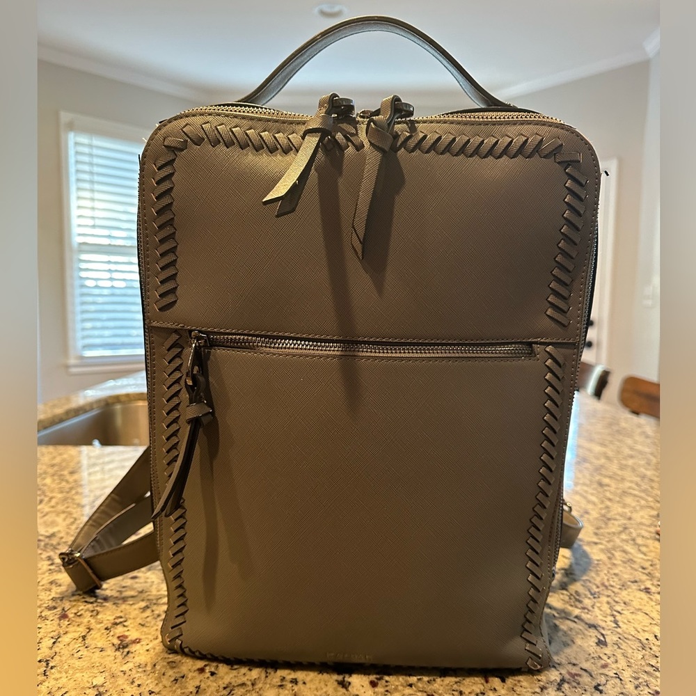 Grey calpak backpack work school tote